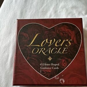 Lovers Oracle 45 Heart-Shaped Guidance Cards - Red Box
